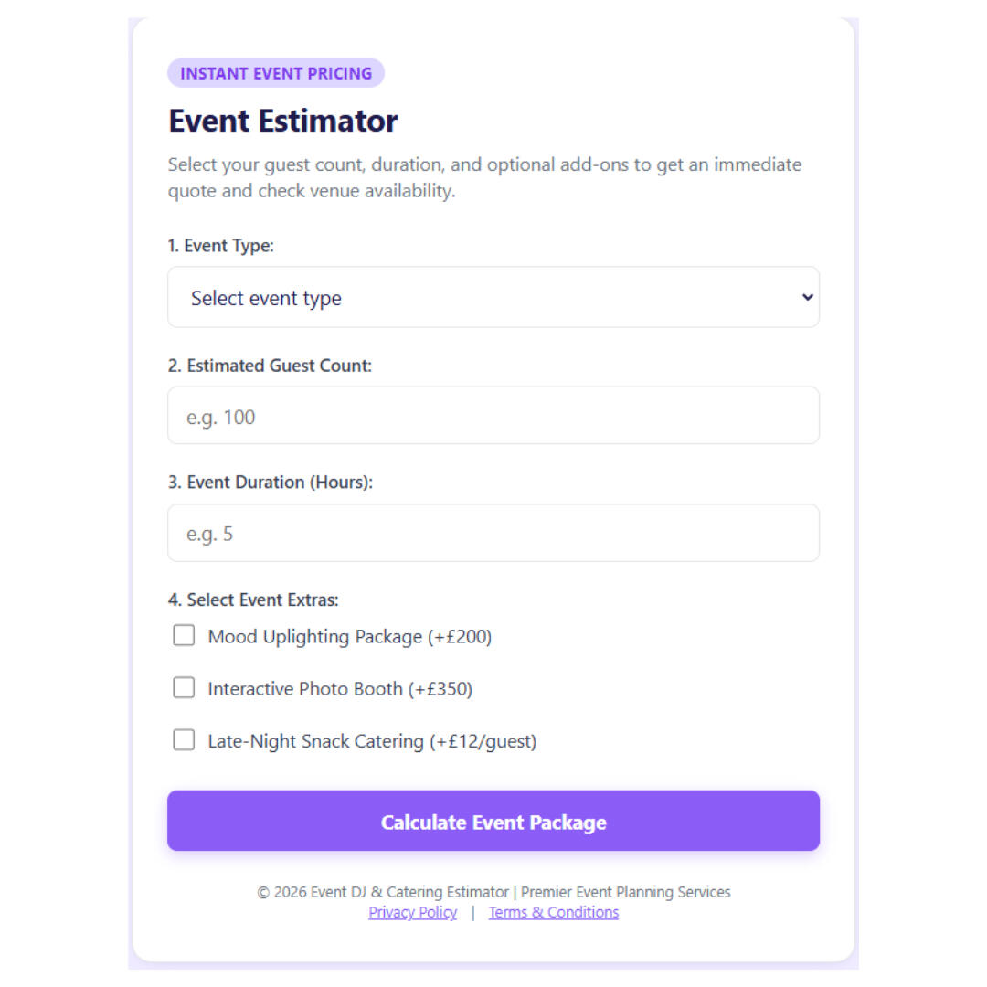 Event Estimator